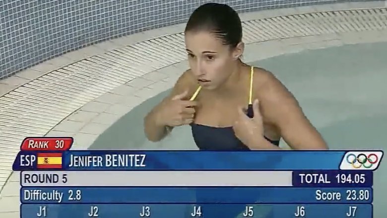 Jennifer Benitez may have been born in America, but she competed for Spain ...